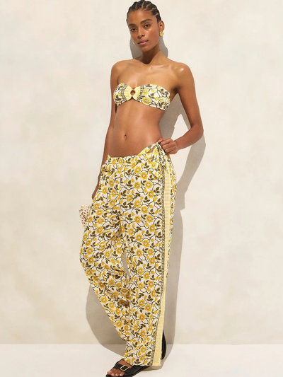 Daffodil Print Pants Set