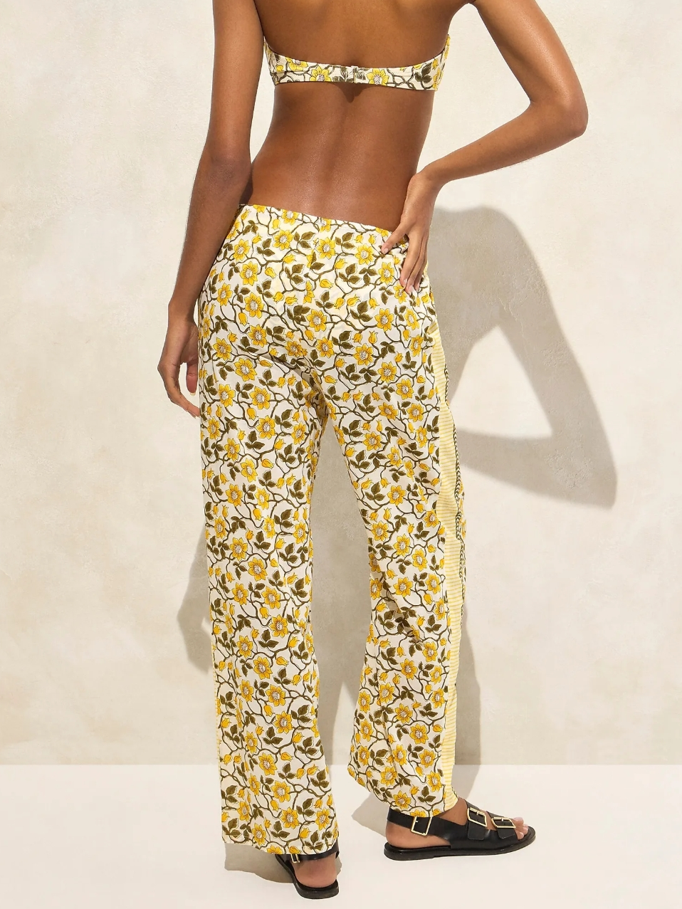 Daffodil Print Pants Set