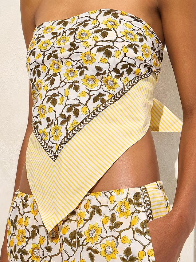 Daffodil Print Pants Set