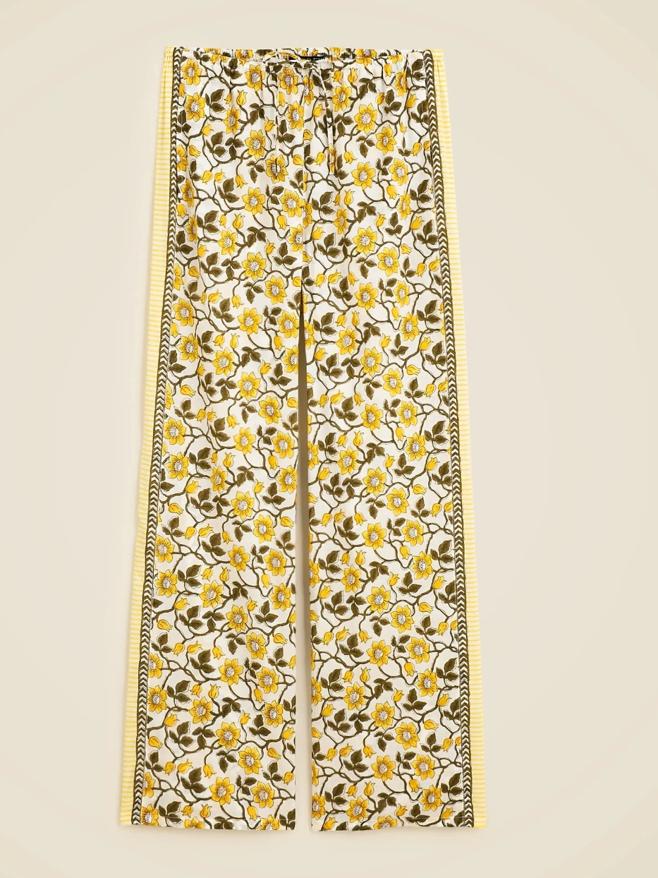 Daffodil Print Pants Set