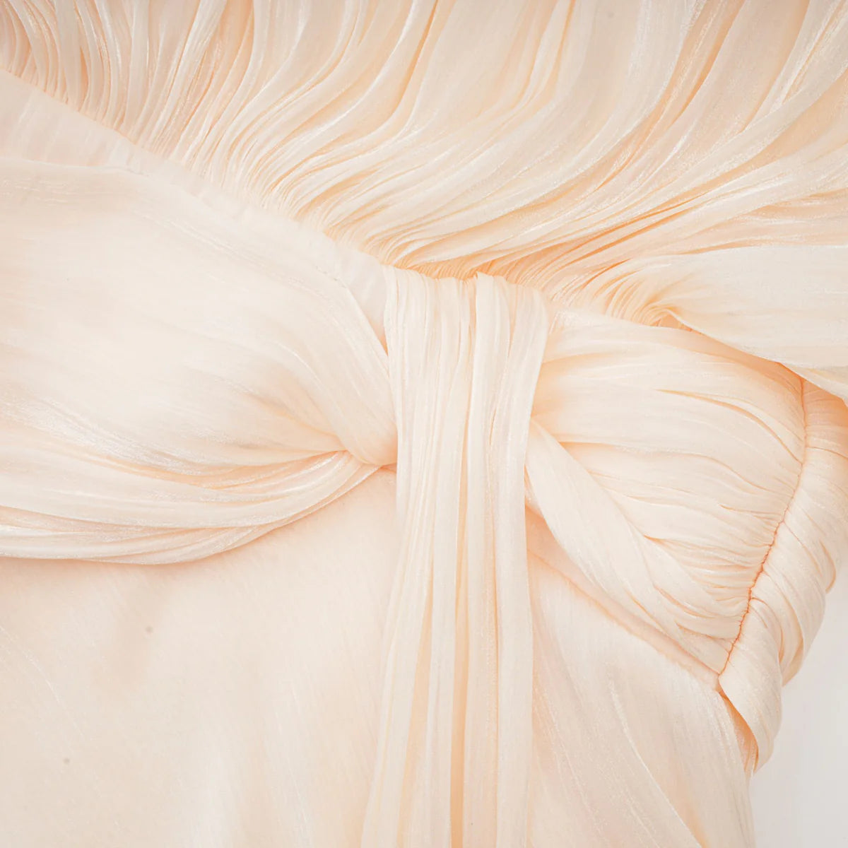 EUGÉNIE FULLY-PLEATED RUFFLED MINI DRESS