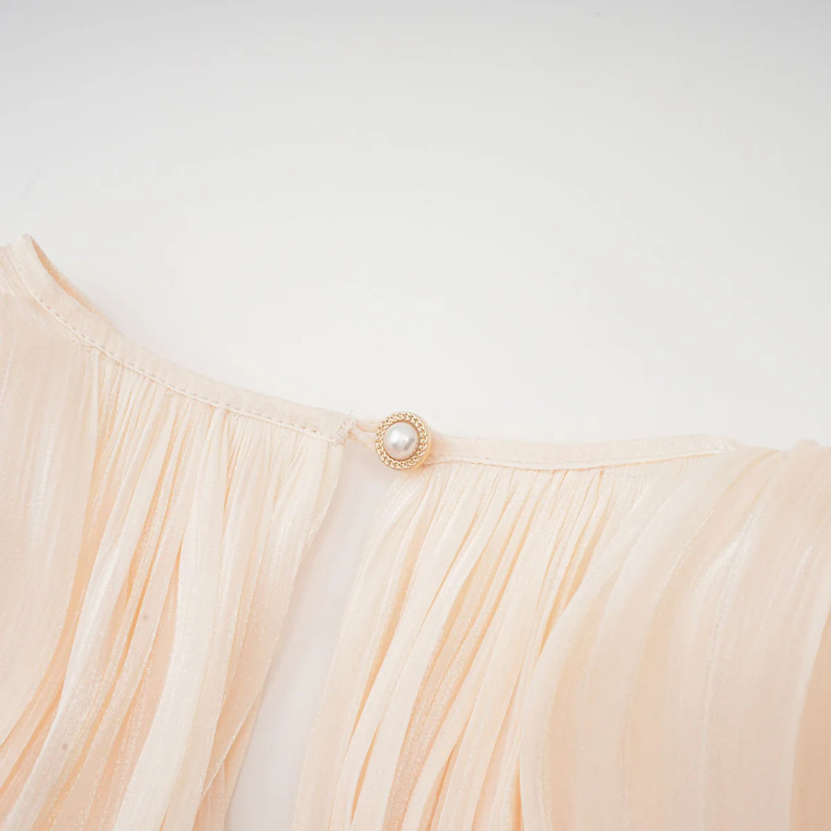 EUGÉNIE FULLY-PLEATED RUFFLED MINI DRESS