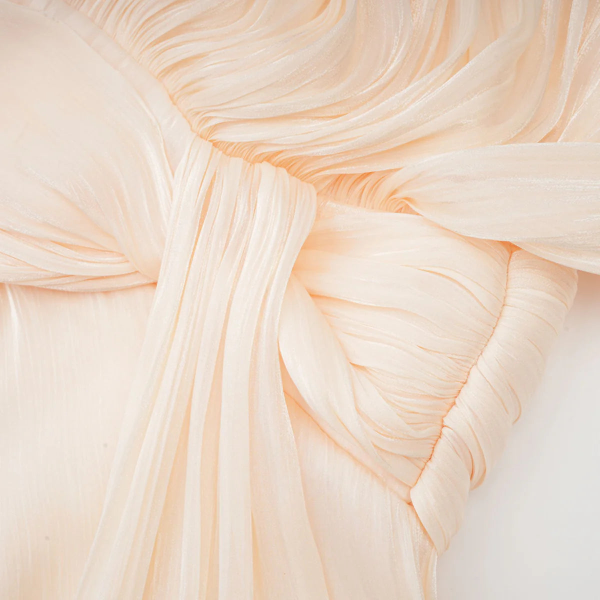 EUGÉNIE FULLY-PLEATED RUFFLED MINI DRESS