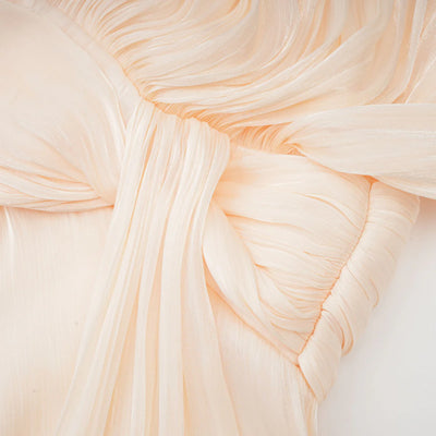 EUGÉNIE FULLY-PLEATED RUFFLED MINI DRESS
