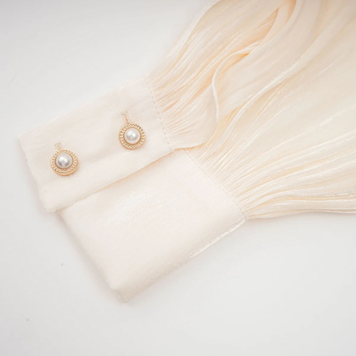 EUGÉNIE FULLY-PLEATED RUFFLED MINI DRESS