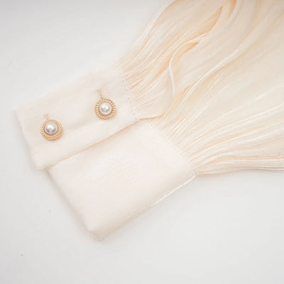 EUGÉNIE FULLY-PLEATED RUFFLED MINI DRESS