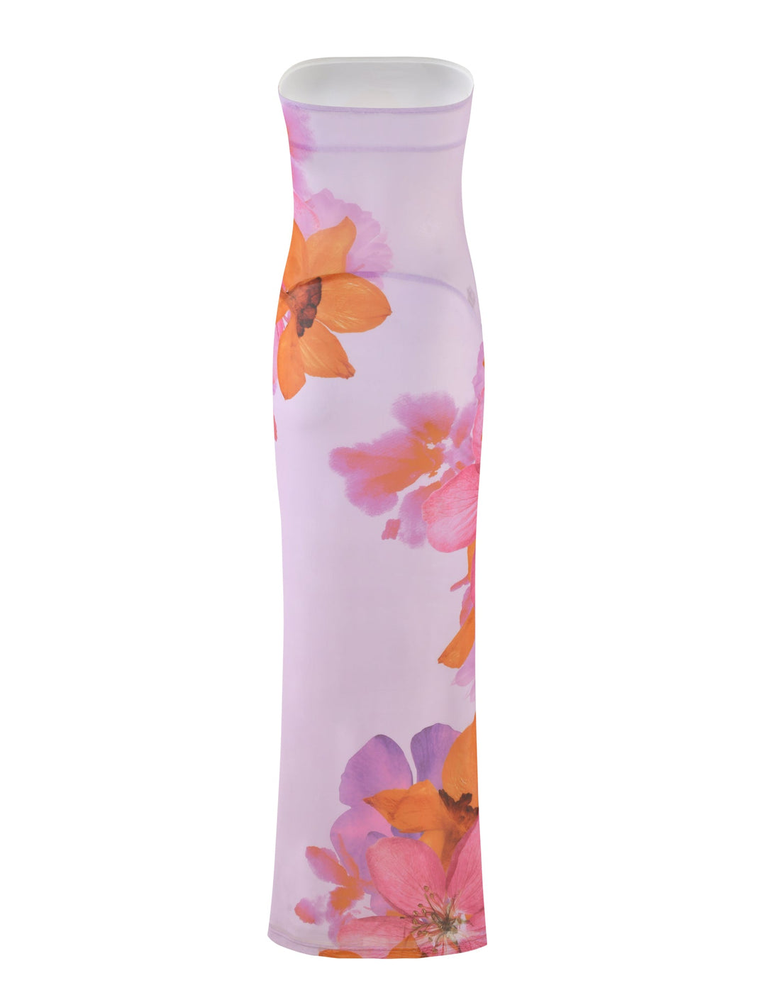 Morgan Dress Pink By Poppy Summer - flat lay front detail