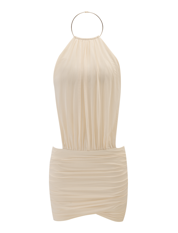 EVANNA MINI DRESS - IVORY