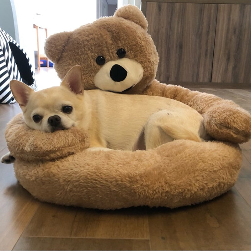 Teddybeer Knuffel Kattenbed En Hondenbed